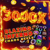 Blazing Inferno Chaos Reels slot game by kg777
